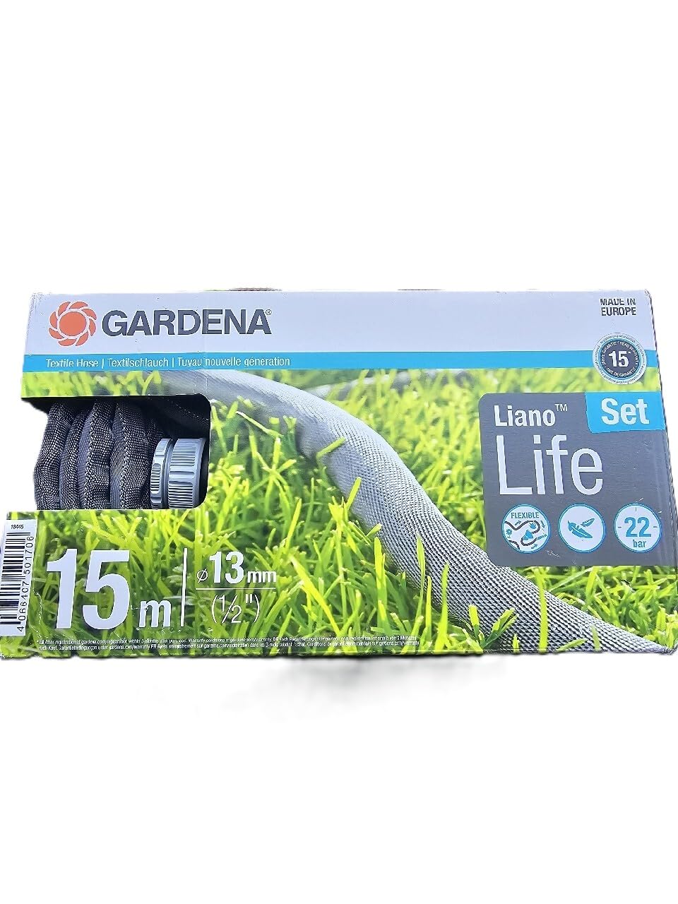 gardena-liano-life-textilschlauch-set-1-2-zoll-15-m-18445-20-mit-spritze image 1