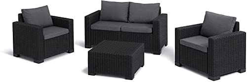 keter-allibert-california-gartenlounge-set-4-personen-2-sessel-sofa-tisch-cappuc image 6