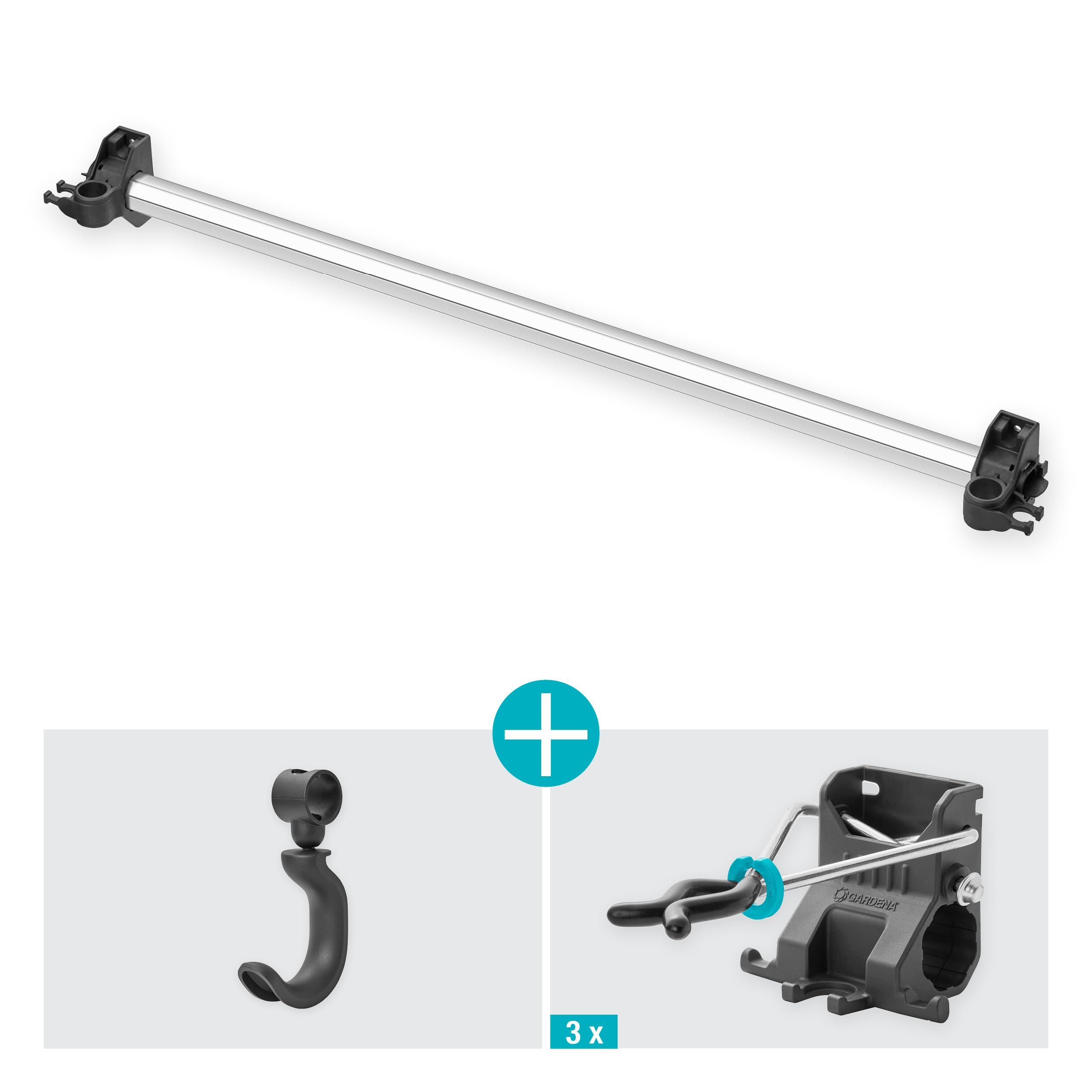 gardena-ger-tehalter-plus-3509-20-wandhalterung-78-cm-aluminiumleiste-f-r-bis-zu image 4