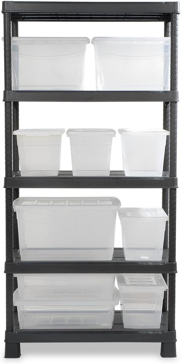 keter-plus-80-5-kunststoffregal-schwarz-80-x-40-x-187-cm image 6