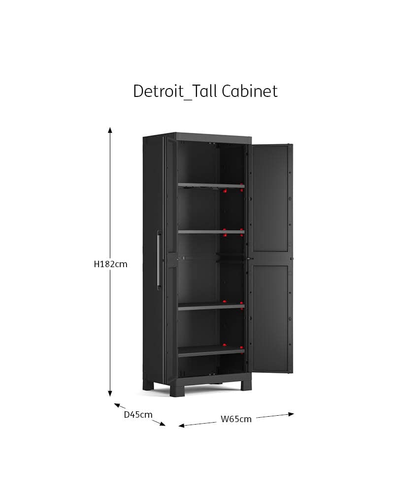 keter-detroit-hoher-kunststoffschrank-schwarz-65-x-45-x-182-cm image 3