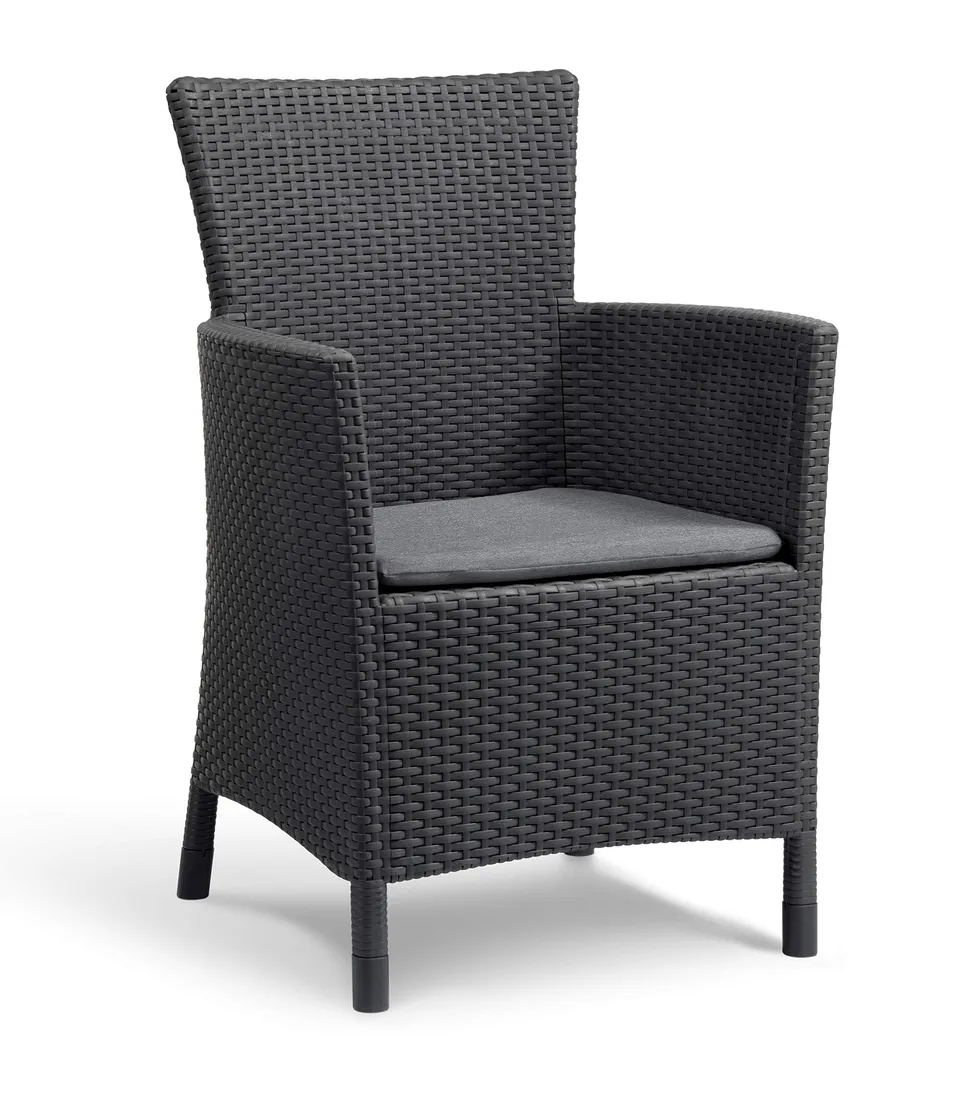 allibert-by-keter-iowa-gartensessel-graphit-cool-grey-mit-sitzkissen image 1