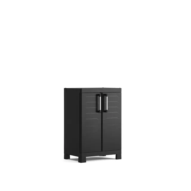 keter-detroit-niedriger-kunststoffschrank-65-x-45-x-97-cm-schwarz image 1