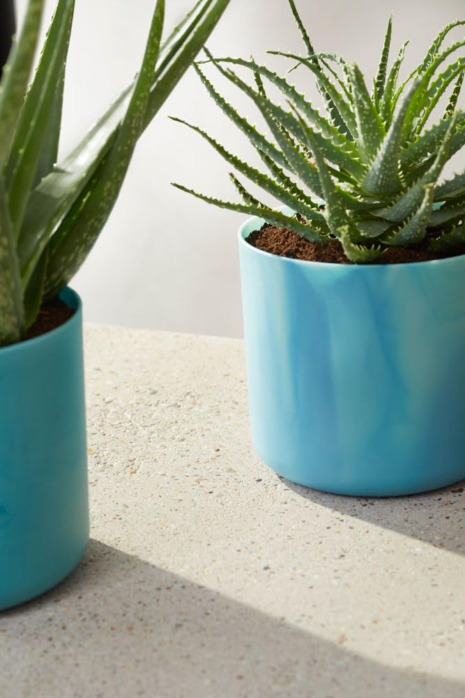 elho-the-ocean-collection-rund-22-cm-blumentopf-atlantikblau image 6