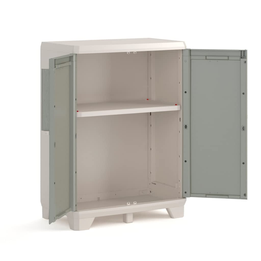 keter-wood-grain-kunststoffschrank-niedrig-beige-68-x-39-x-97-cm image 3