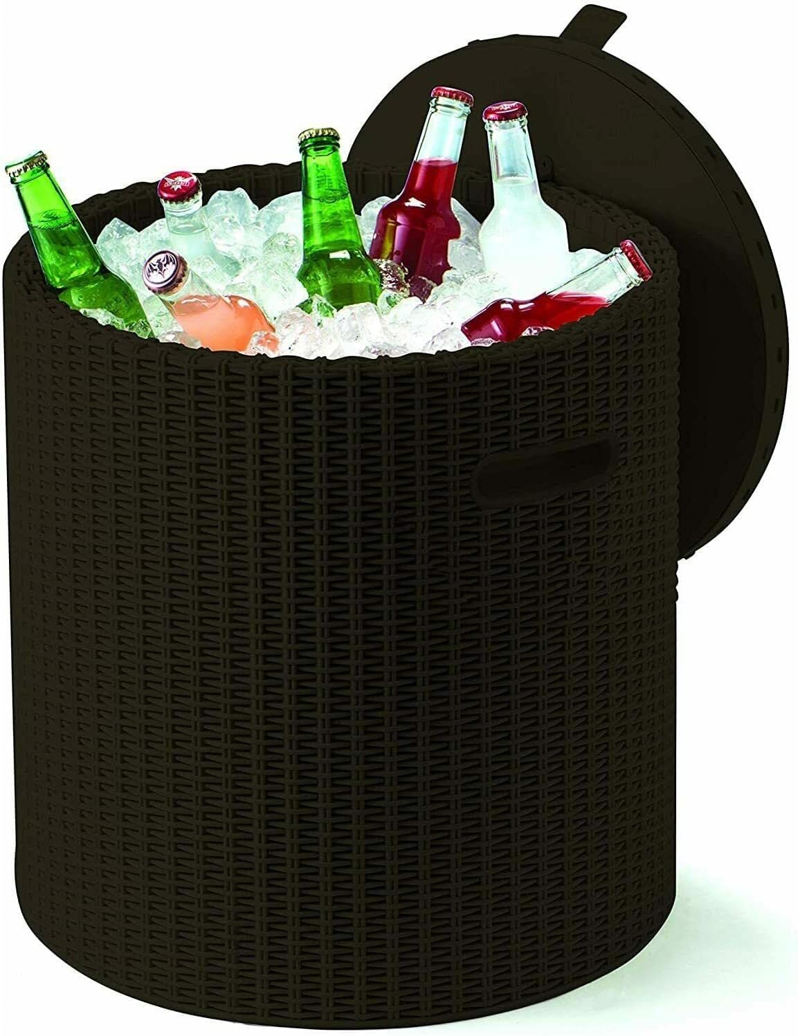keter-cool-stool-39l-k-hlbox-sitzhocker-rattan-look-braun image 1