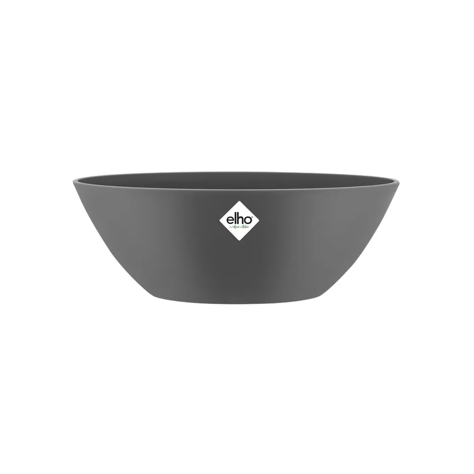 elho-brussels-oval-20-blumentopf-anthrazit-20-5-x-h-10-4-cm-pflanzschale-f-r-inn image 1
