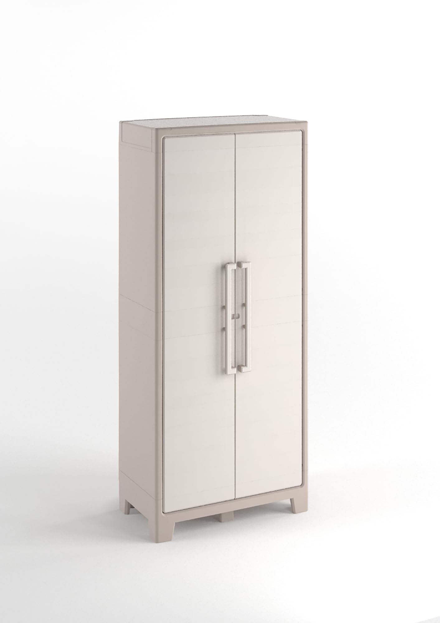 keter-gulliver-kunststoffschrank-hoch-beige-80-x-44-x-182-cm-mit-einlegeb-den image 1