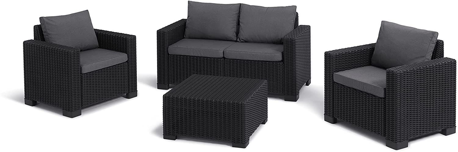 keter-allibert-california-gartenlounge-set-4-personen-2-sessel-sofa-tisch-cappuc image 1