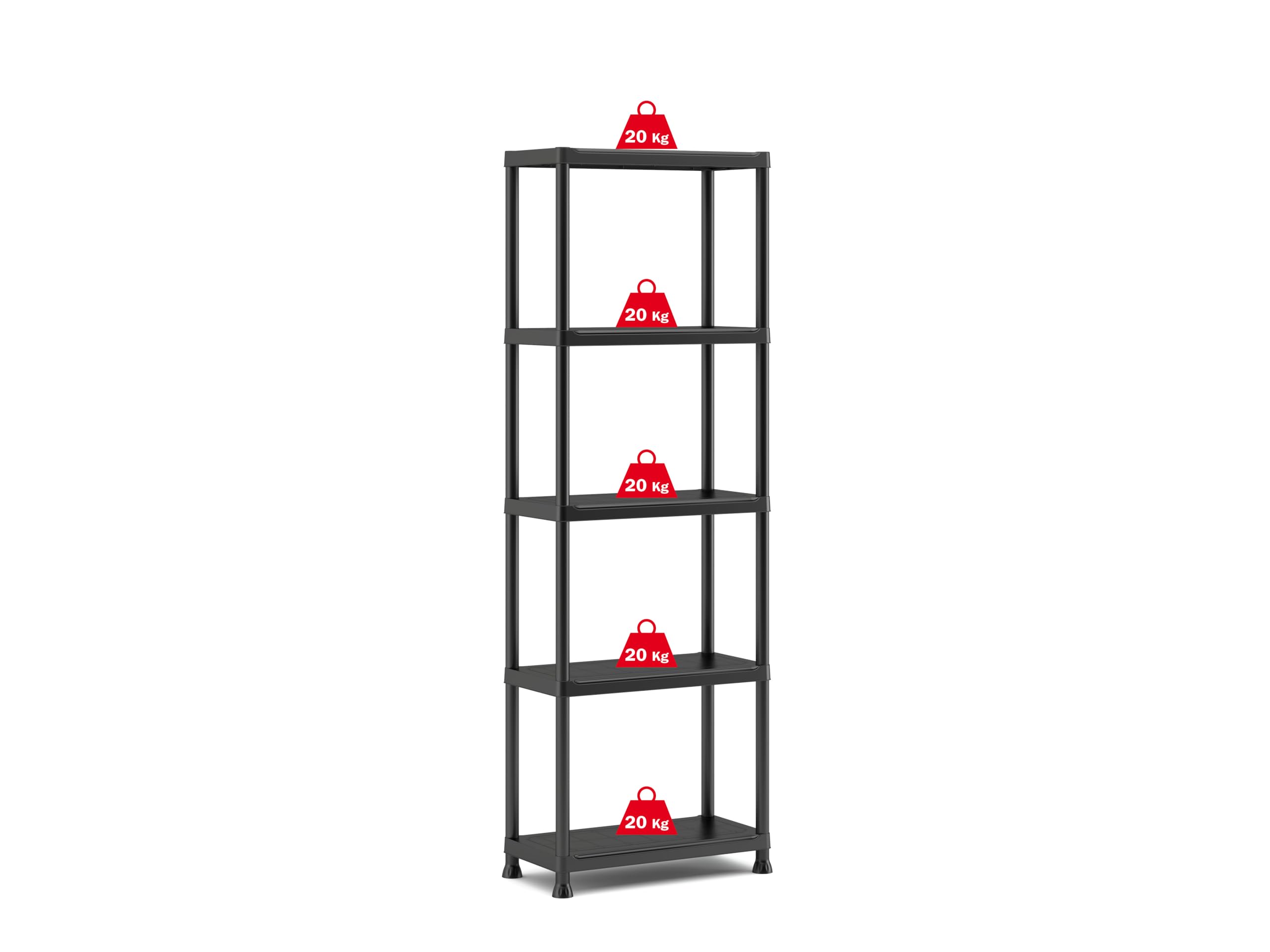 keter-2er-set-regale-60-5-schwarz-60-x-30-x-174-cm image 3