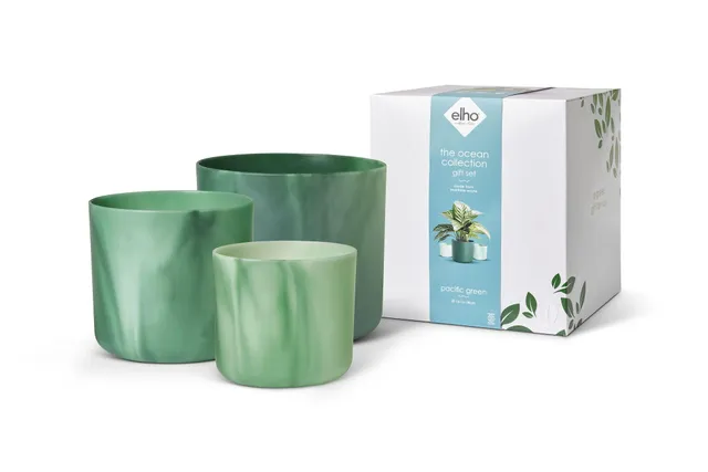 elho-ocean-collection-blumentopf-3er-geschenkset-14-16-18-cm-pazifikgr-n image 1