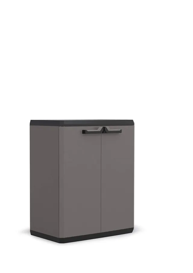 keter-pi-kunststoffschrank-niedrig-anthrazit-schwarz-68-x-39-x-83-cm image 1