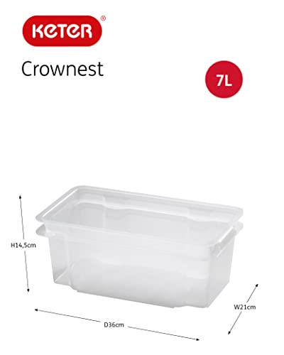 keter-crownest-box-7-l-transparent-36-x-21-x-14-5-cm image 6
