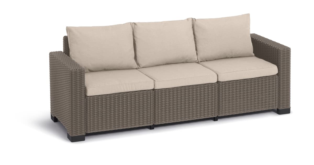 keter-allibert-california-chaise-longue-loungeset-3-bis-4-personen-cappuccino image 4