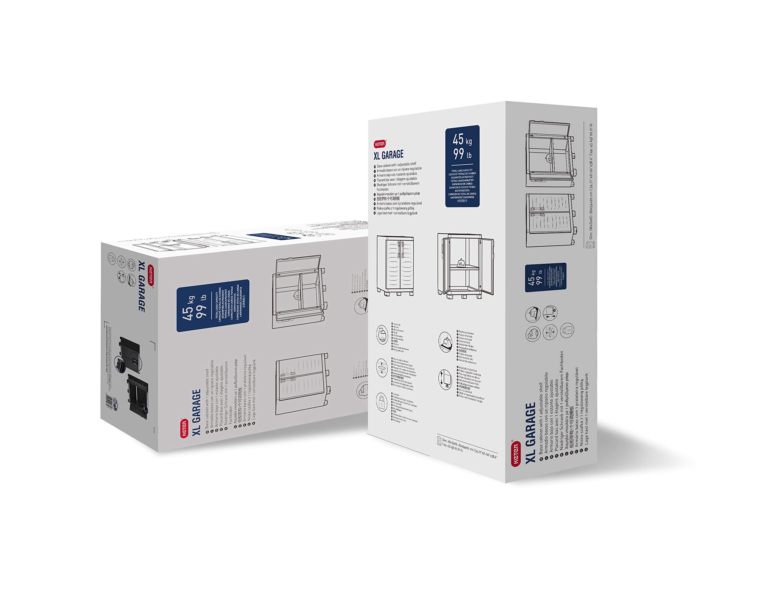 keter-xl-garage-kunststoffschrank-hoch-89x54x188-cm-schwarz-silber image 8
