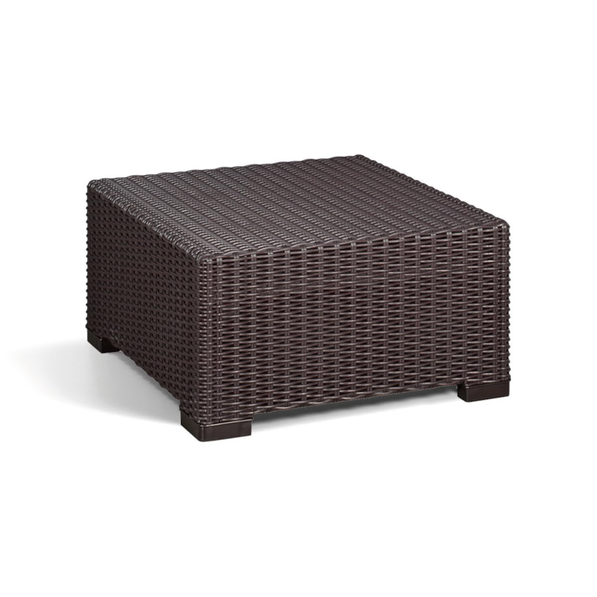 keter-california-gartentisch-beistelltisch-kunststoff-braun-68-x-68-x-35-cm image 1
