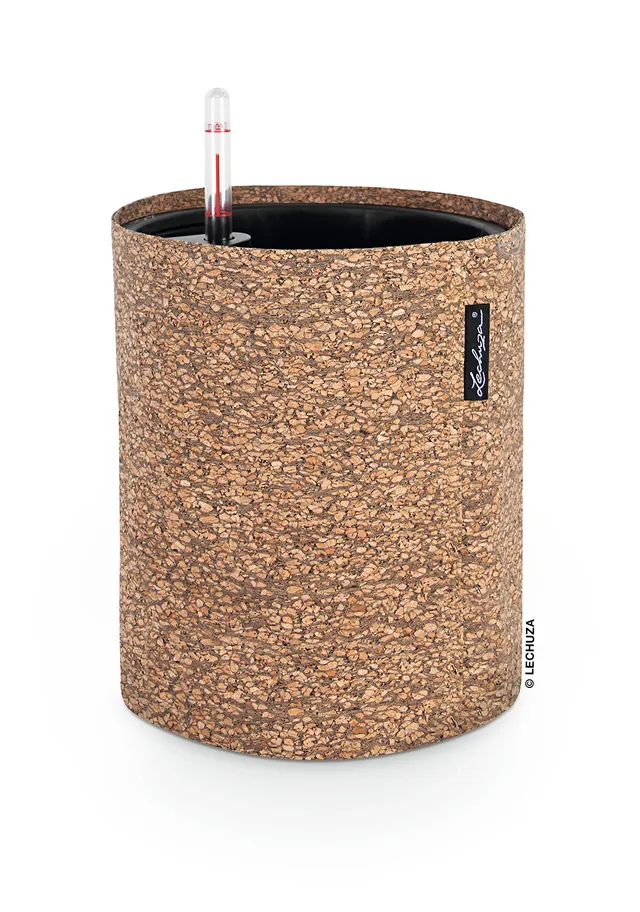 lechuza-trendcover-kork-23-pflanzgef-mit-bew-sserungssystem-natur-dunkel image 1