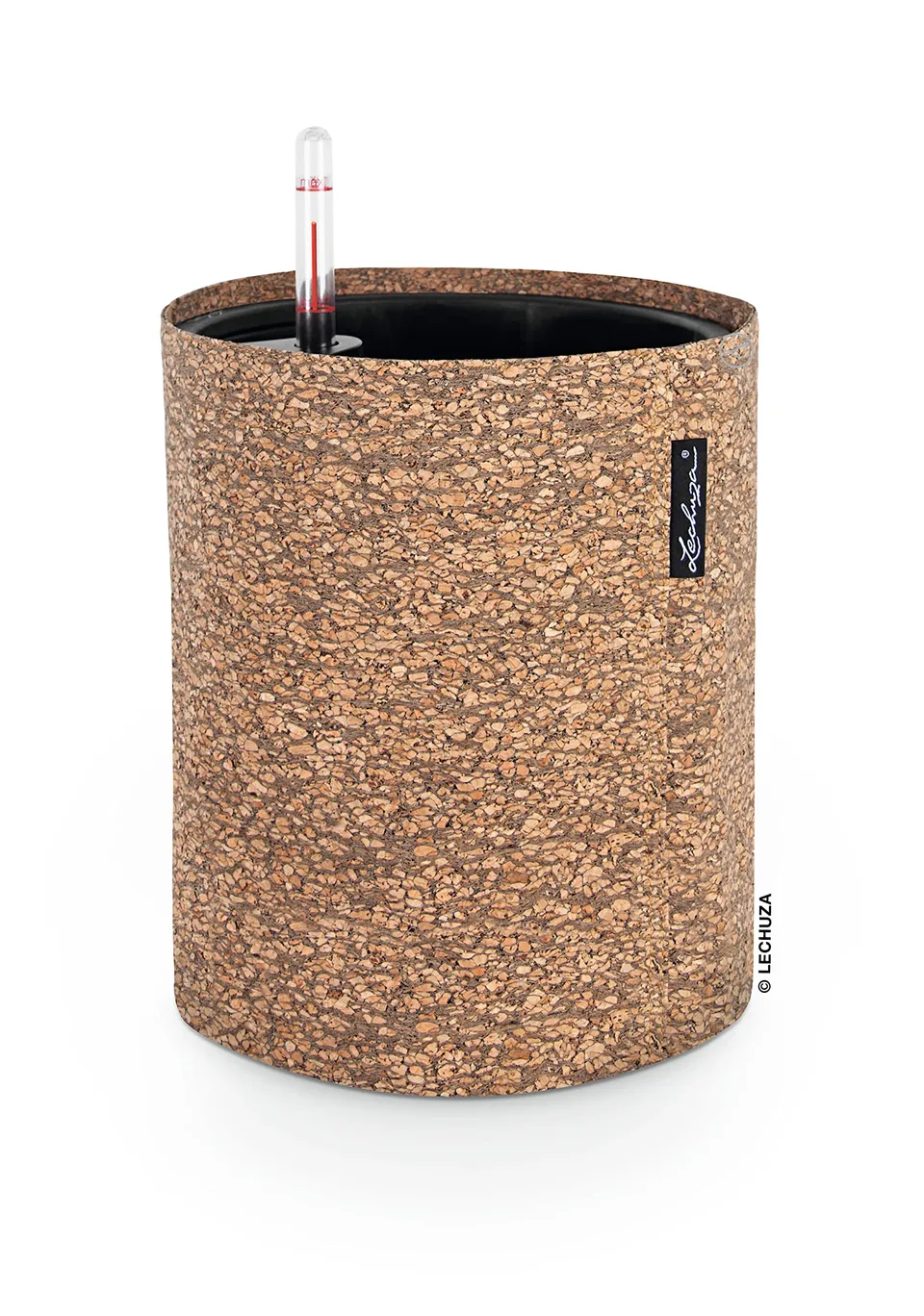 lechuza-trendcover-kork-23-pflanzgef-mit-bew-sserungssystem-natur-dunkel image 1