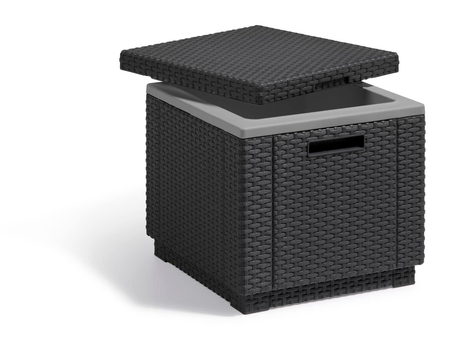 allibert-daytona-sonnenliege-2er-set-polyrattan-graphit-auflage-ice-cube image 5