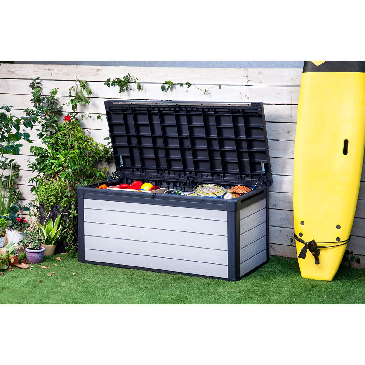 keter-denali-auflagenbox-570-l-wetterfeste-kissenbox-mit-sitzfunktion-151-7-x-72 image 7