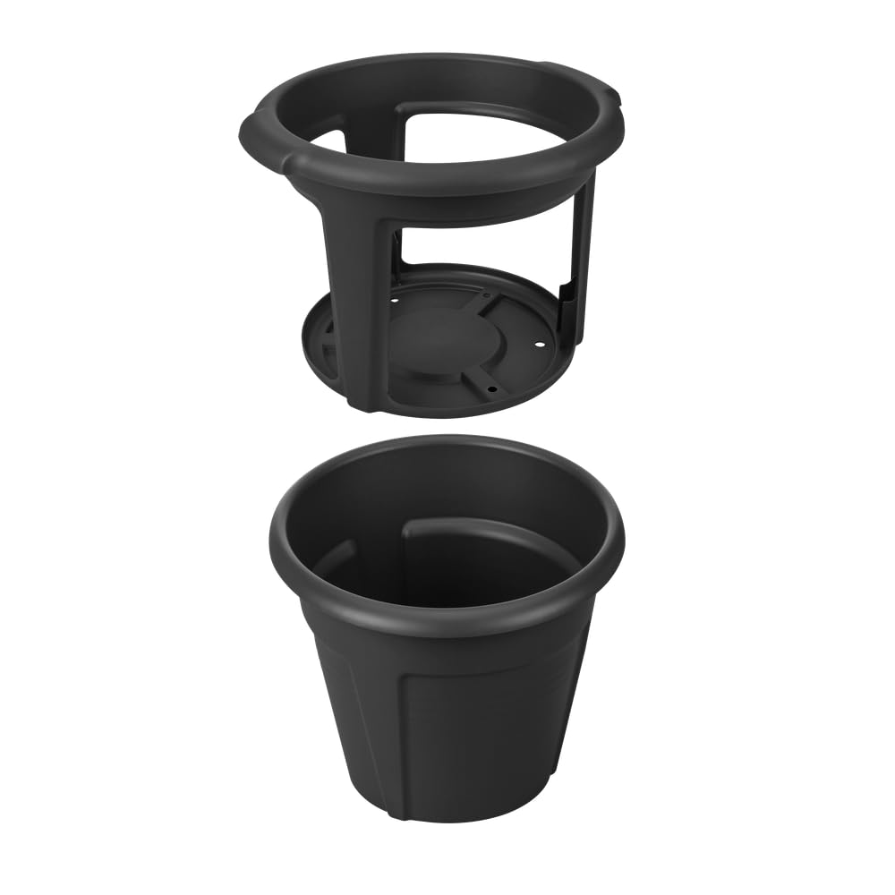 elho-green-basics-kartoffeltopf-33cm-living-schwarz-pflanztopf-mit-innentopf-32- image 4