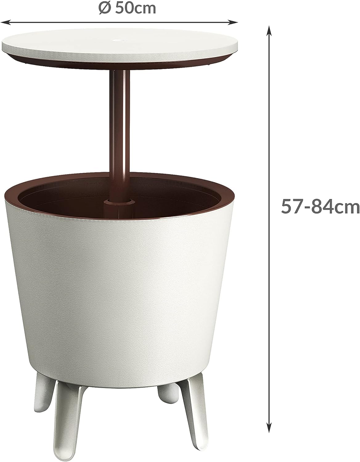 keter-cool-bar-caf-und-loungetisch-ausziehbar-kunststoff-creme-braun image 4
