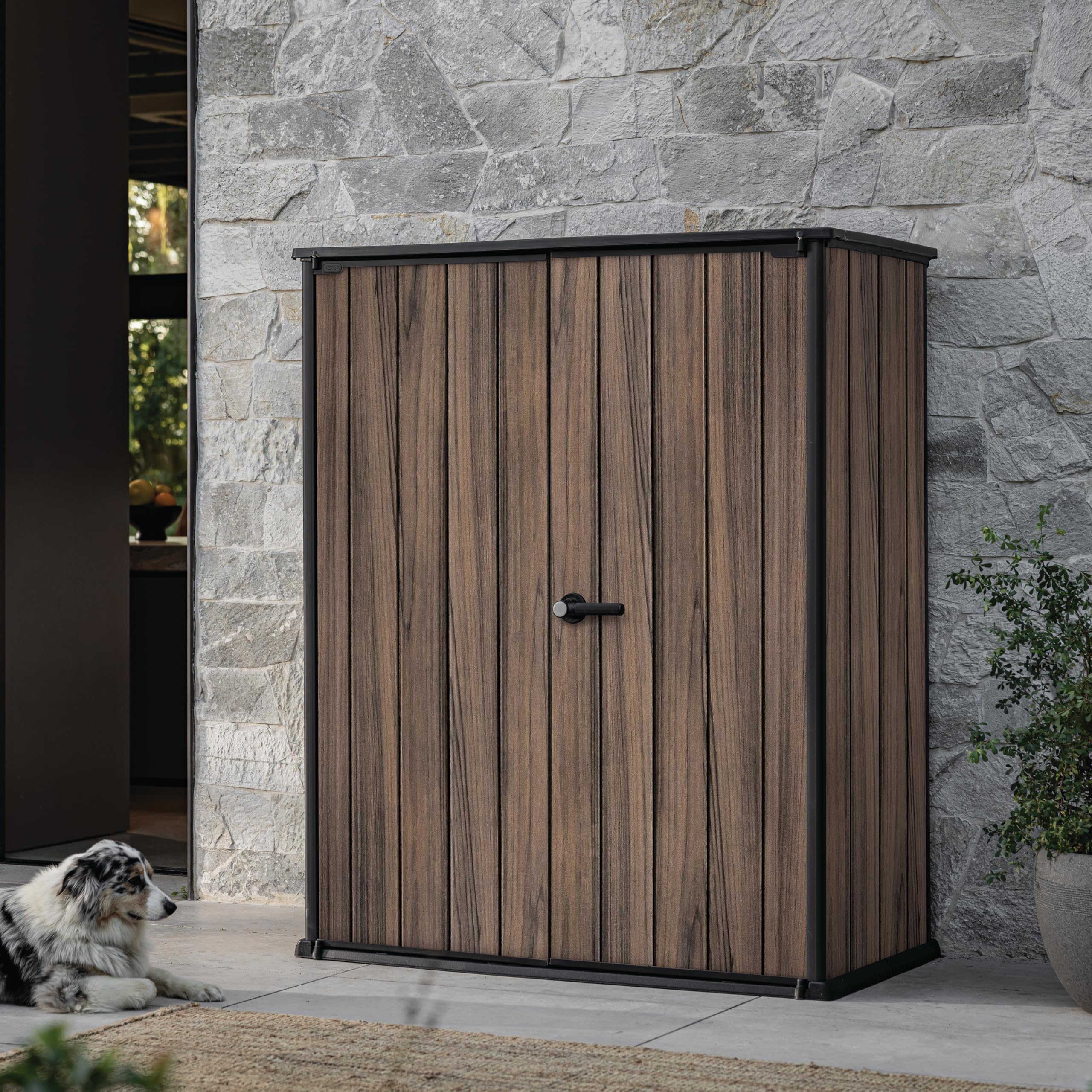 keter-signature-gartenschrank-1400-liter-rosenholz-abschlie-bar image 5