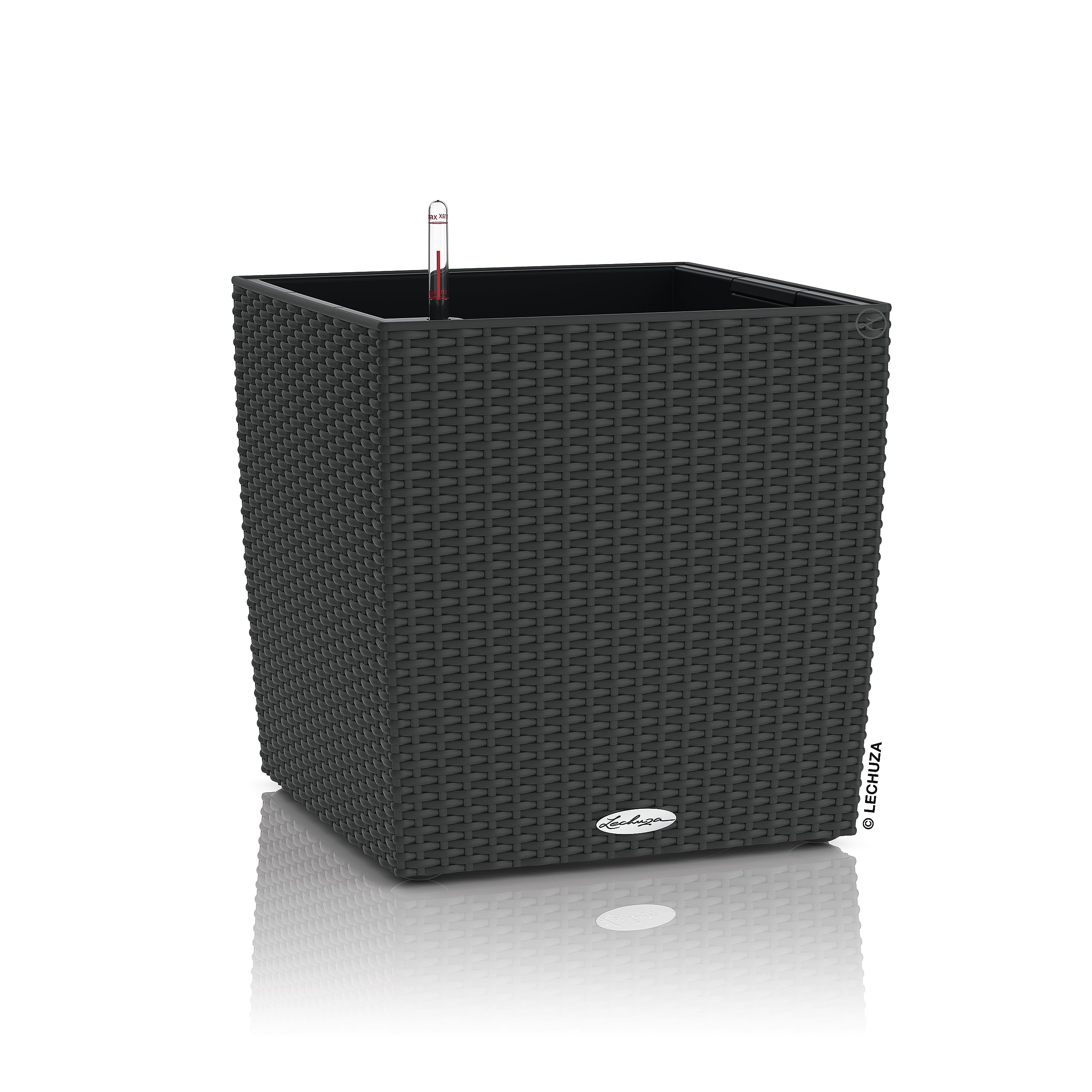 lechuza-cube-cottage-50-granit-mit-bew-sserungssystem-29-5-cm image 1