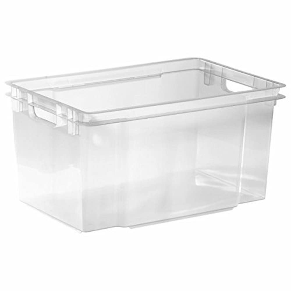 keter-crownest-box-50-l-transparent-stapelbox-58-7x39x30-cm image 1
