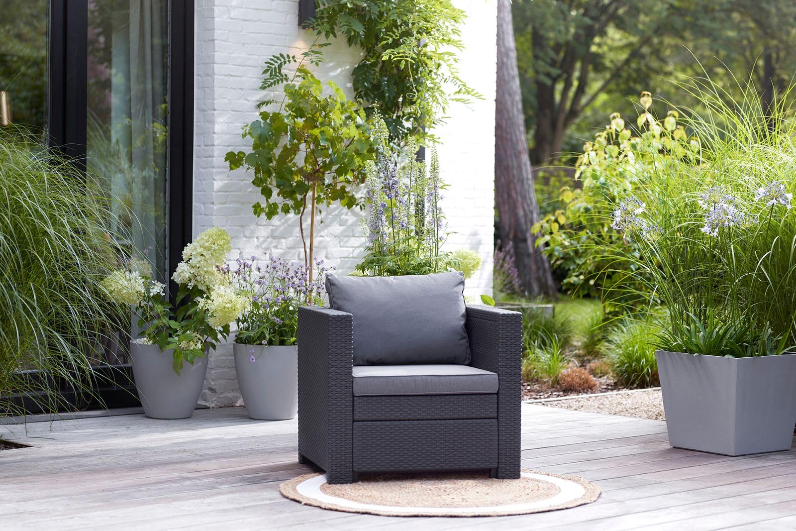 keter-provence-riviera-premium-panama-sessel-anthrazit-mit-kissen-58-cm-sitzbrei image 2
