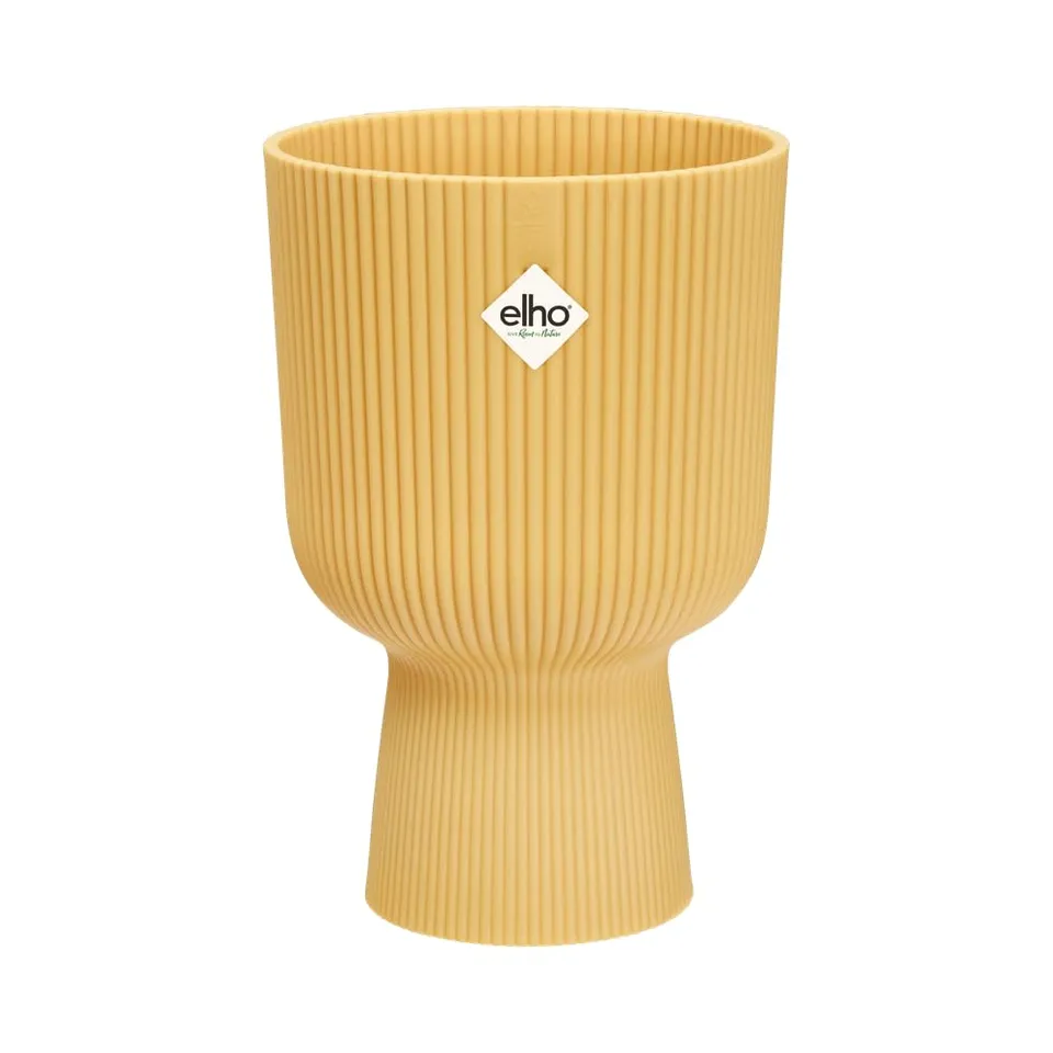 elho-vibes-fold-coupe-14-blumentopf-f-r-innen-13-9-x-h-21-cm-gelb-buttergelb image 1