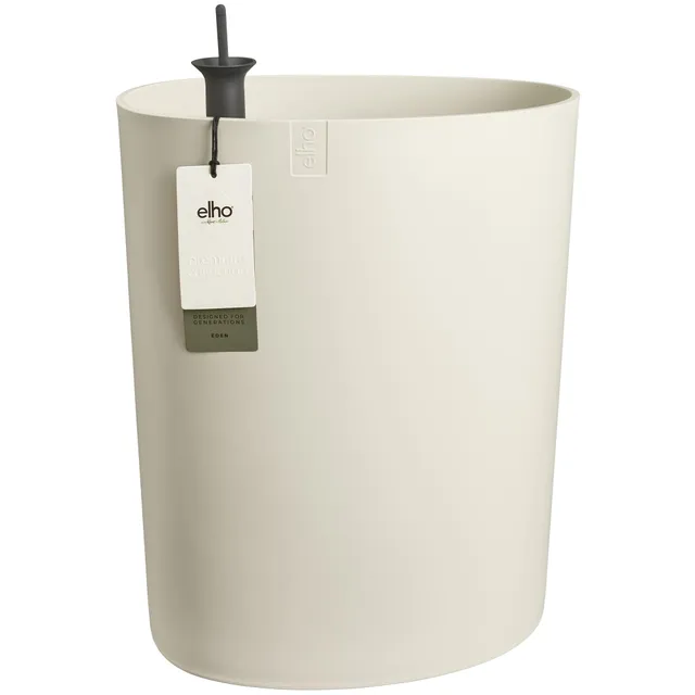 elho-eden-aquacare-high-40-cm-linen-white-blumentopf-mit-bew-sserungssystem image 1