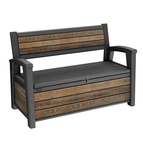 keter-gartenbank-deco-bench-60g-mit-stauraum-227-l-holzoptik-walnuss-133x61x89-c image 4