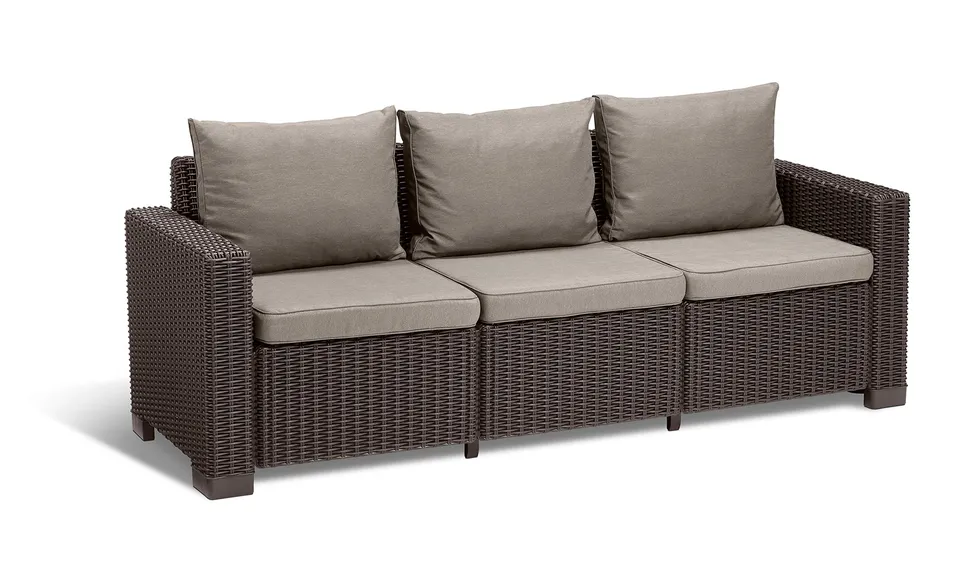 allibert-california-lounge-sofa-3-sitzer-rattanoptik-braun-panama-taupe-199-x-68 image 1