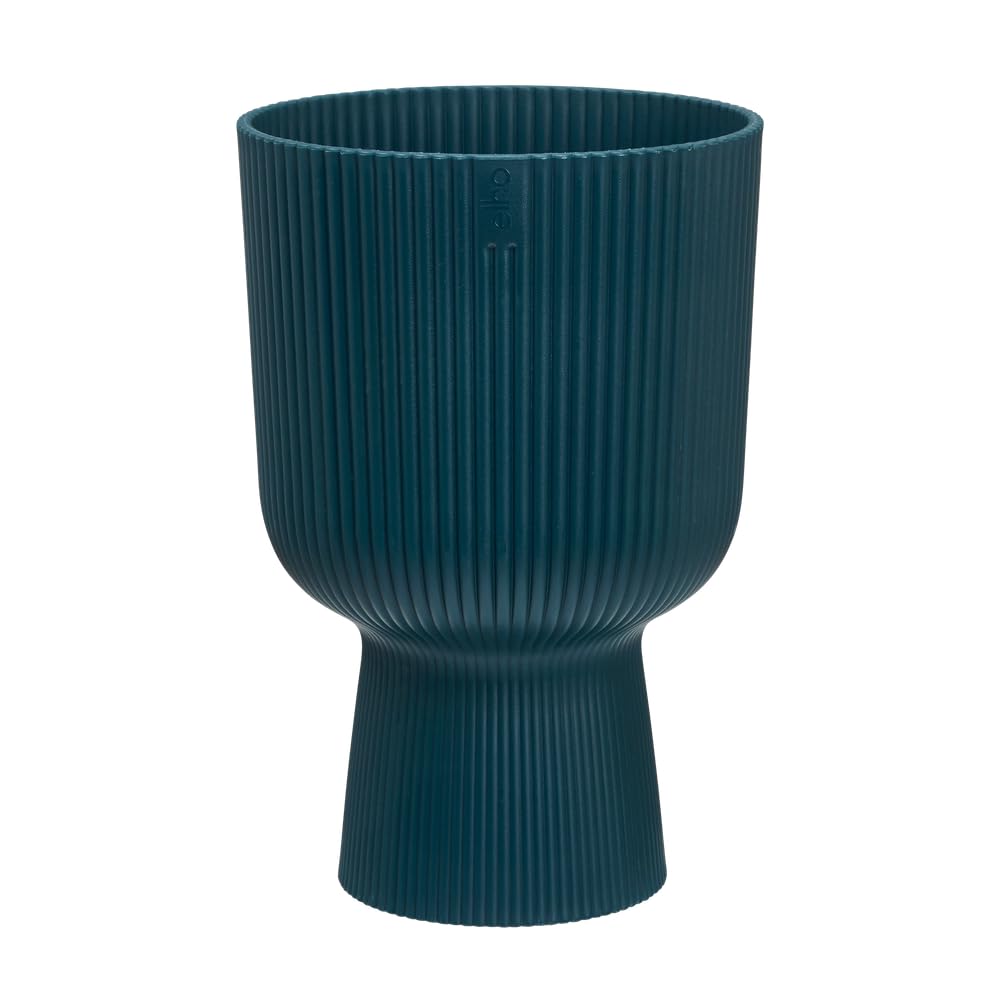 elho-vibes-fold-coupe-14cm-blumentopf-tiefes-blau-13-9-x-h-21-cm image 2