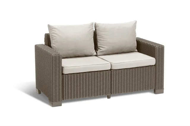 keter-allibert-california-lounge-sofa-141-x-68-x-72-cm-cappuccino-panama-sand image 1