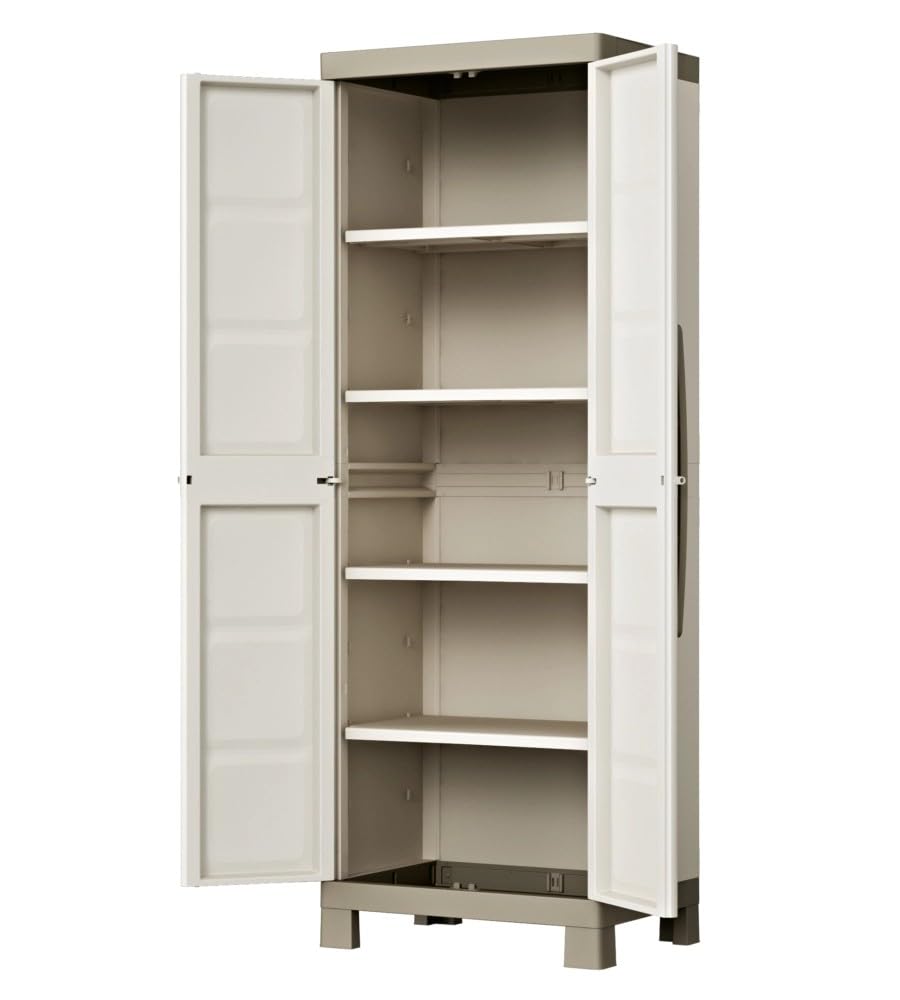 keter-excellence-kunststoffschrank-niedrig-65-x-45-x-97-cm-beige-taupe image 7