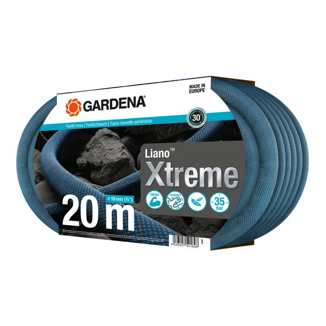gardena-liano-xtreme-3-4-zoll-20-m-textil-gartenschlauch-set image 1