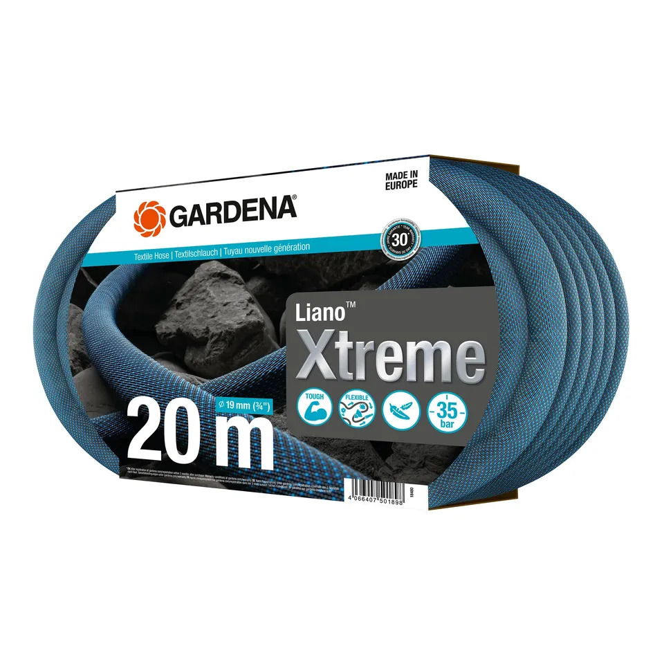 gardena-liano-xtreme-3-4-zoll-20-m-textil-gartenschlauch-set image 1