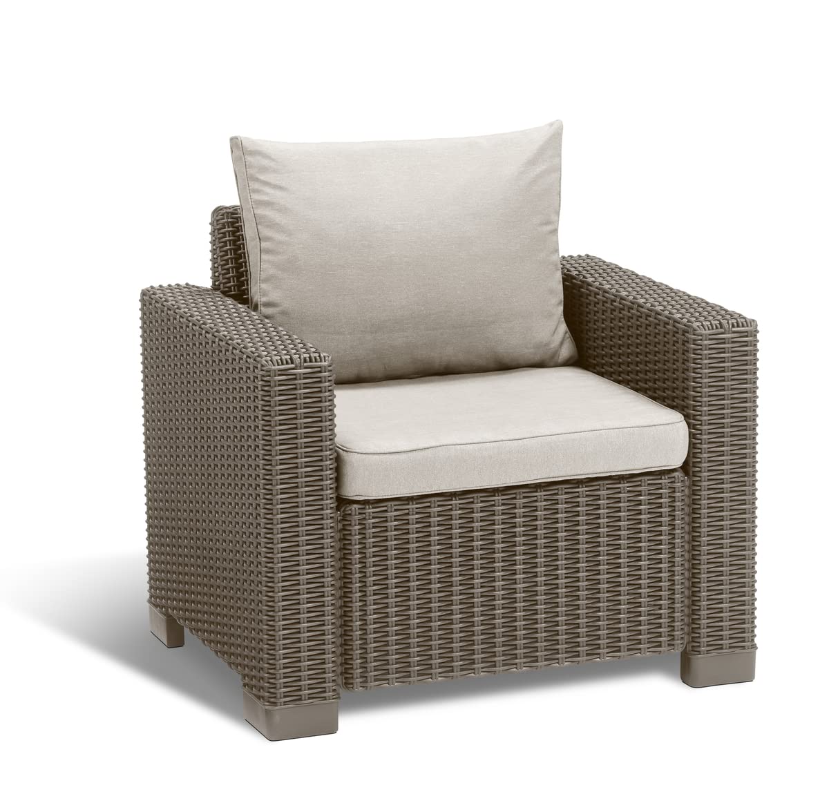 keter-allibert-california-loungeset-4-personen-cappuccino image 2