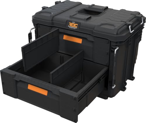 keter-pro-gear-xl-werkzeugkoffer-mit-2-schubladen-56-x-37-x-41-cm-schwarz image 7