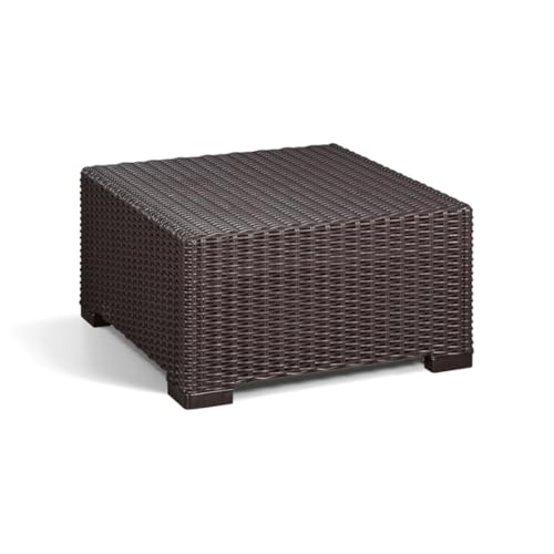 keter-california-gartentisch-beistelltisch-kunststoff-braun-68-x-68-x-35-cm image 3