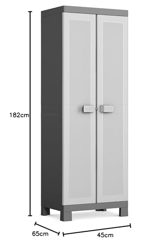 keter-logico-kunststoffschrank-besenschrank-65x45x182-cm-schwarz-grau image 5