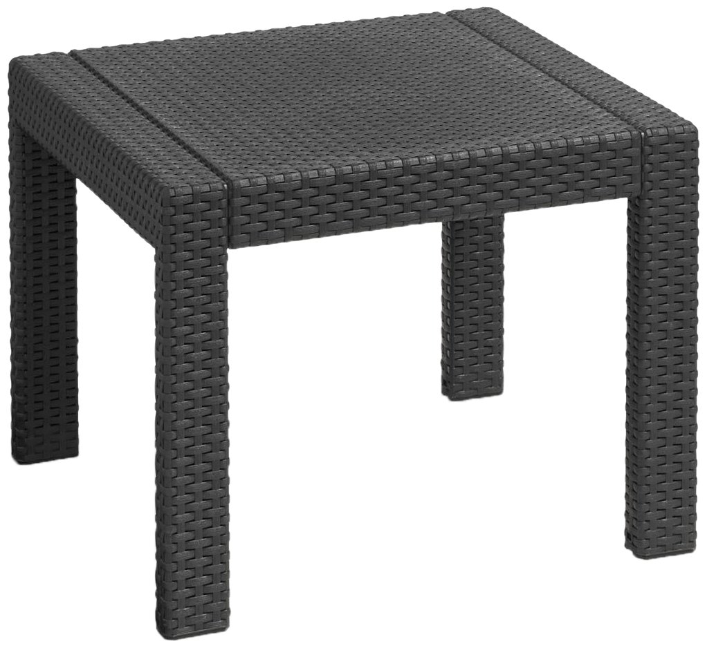 keter-allibert-victoria-gartenlounge-set-2-sitzer-sofa-graphit-grau-tisch-59x59x image 5