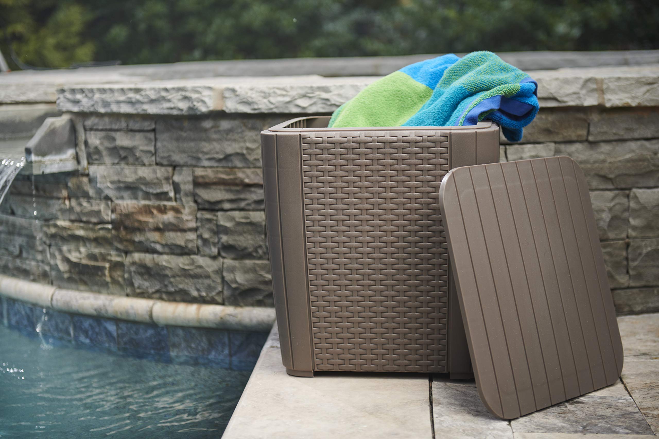 keter-luzon-flat-wicker-gartentisch-mit-stauraum-cappuccino image 6