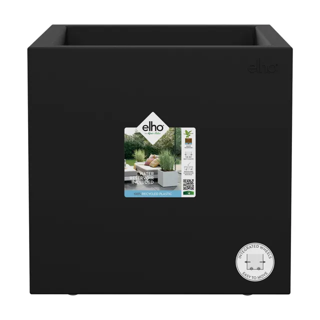 elho-vivo-next-quadrat-40-cm-pflanztopf-living-schwarz image 1