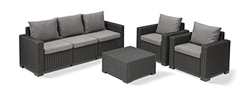 keter-allibert-california-lounge-set-5-sitzer-rattan-optik-graphit image 5