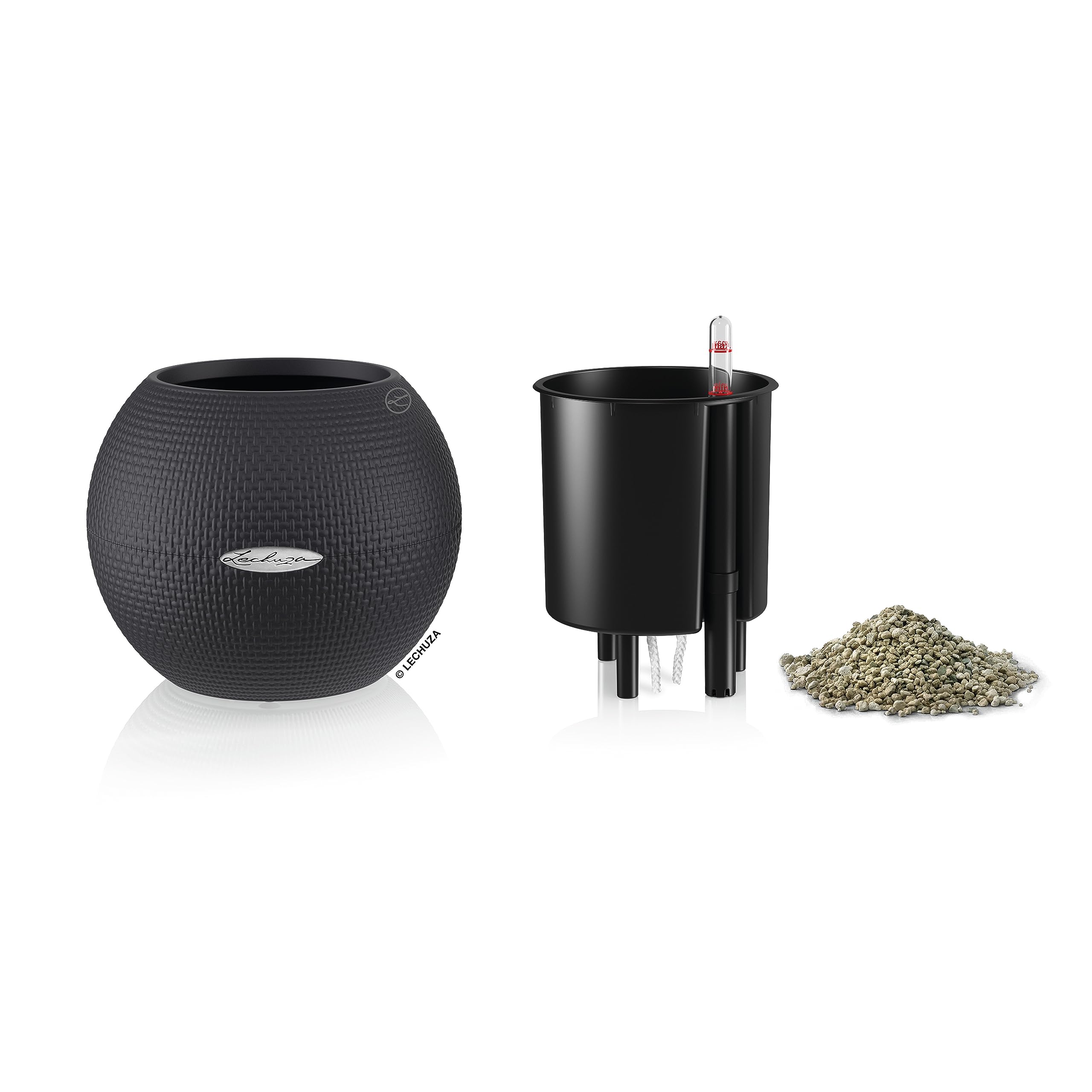 lechuza-puro-color-20-mit-makramee-aufh-ngung-20-x-16-cm-schiefergrau image 3