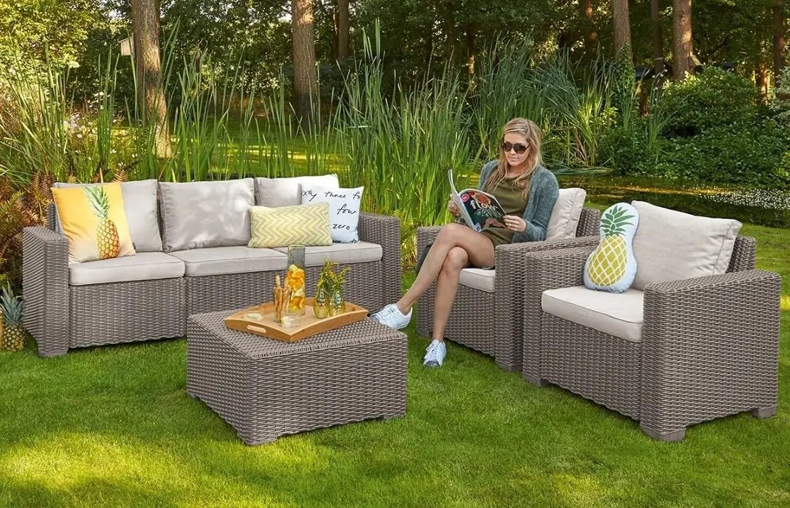 allibert-by-keter-california-gartentisch-68-x-68-x-35-cm-rattanoptik-cappuccino image 4