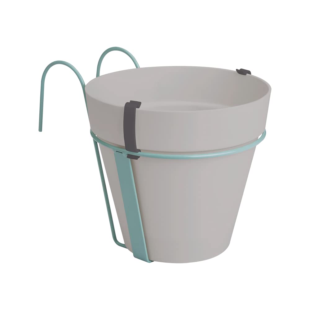 elho-loft-urban-balkon-potholder-w-19-3-x-h-20-x-d-28-cm-runder-balkontopf-mit-g image 2